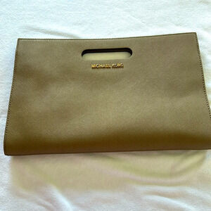 Michael Kors Tan Clutch